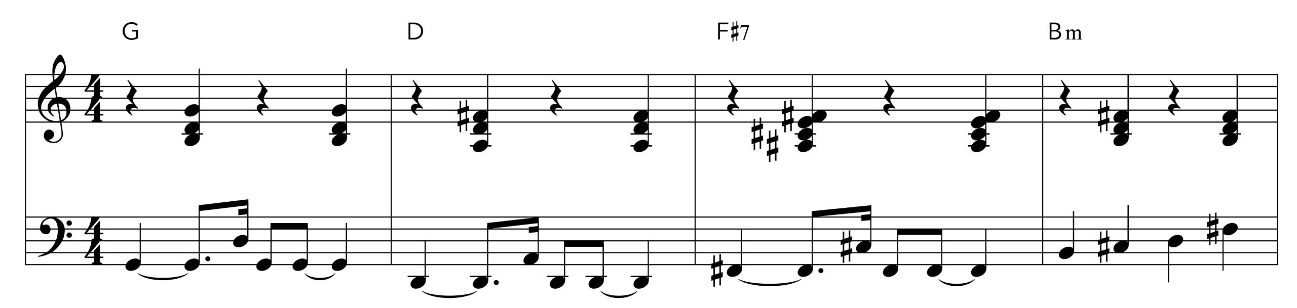 Hotel California chorus accompaniment 1