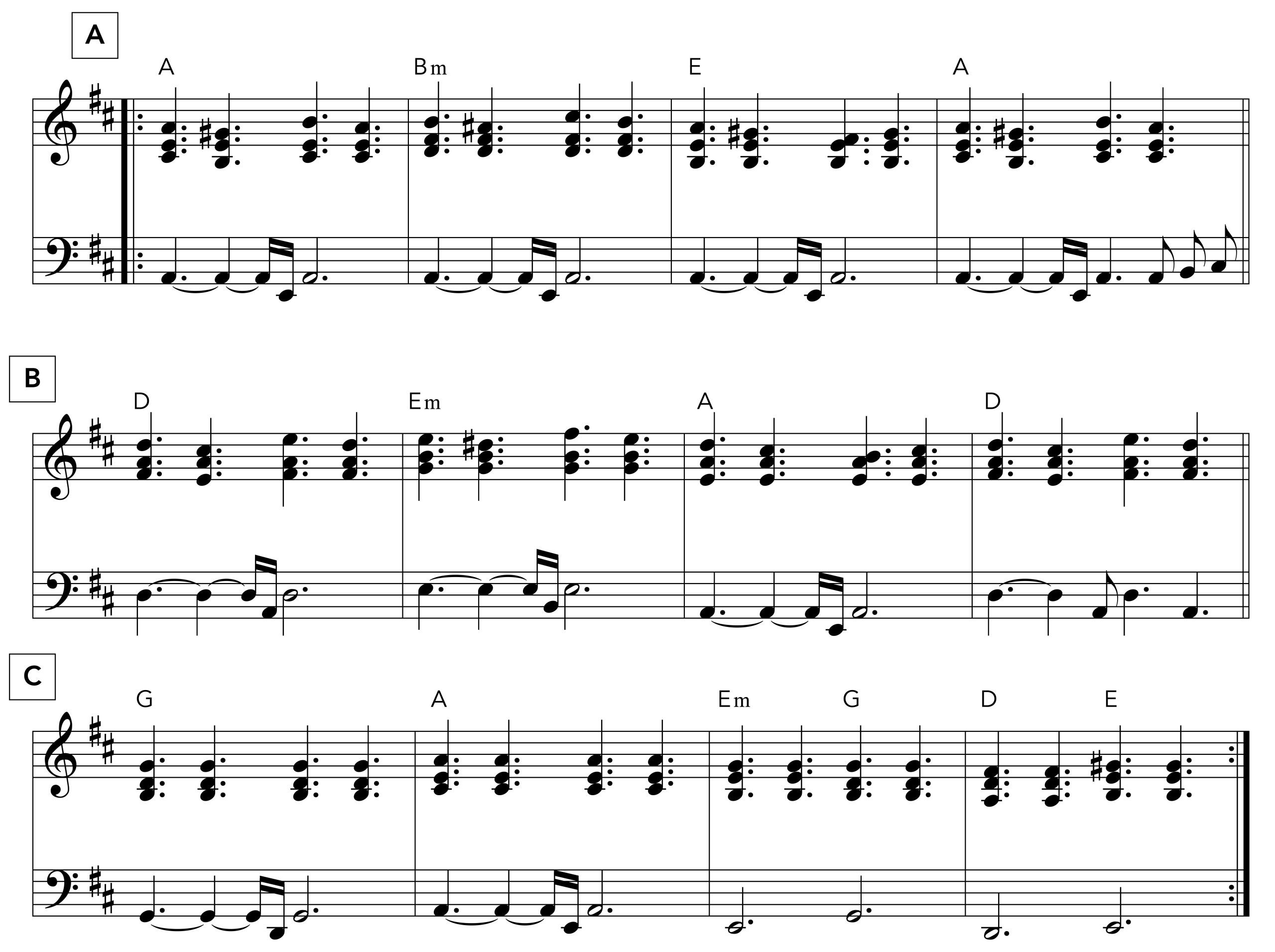 Happy Christmas War is Over Accompaniment 2