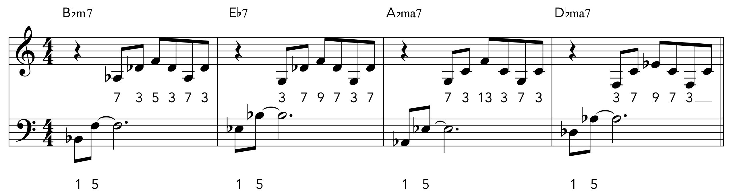 Killling Me Softly Jazz Accompaniment wiggly fingers