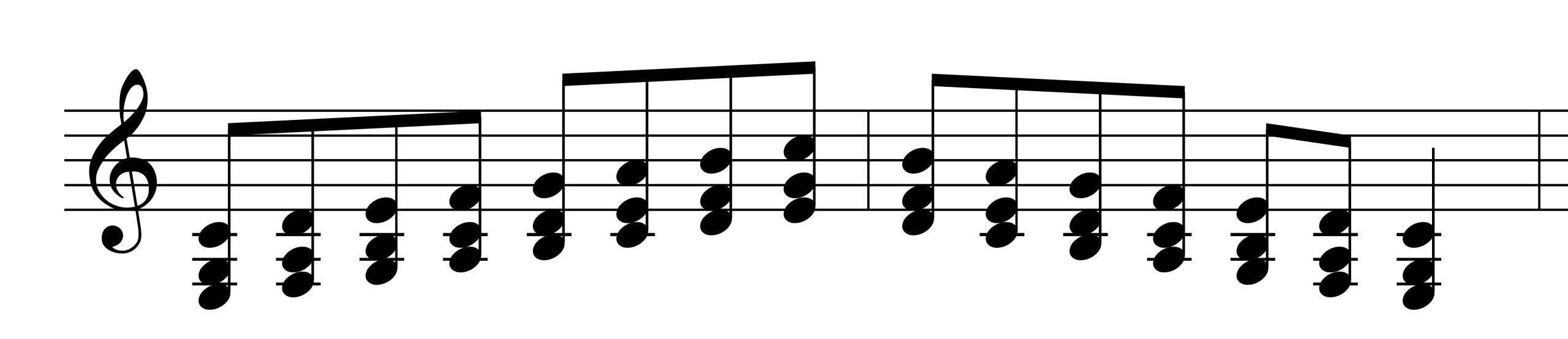 Lean on Me preparatory exercise