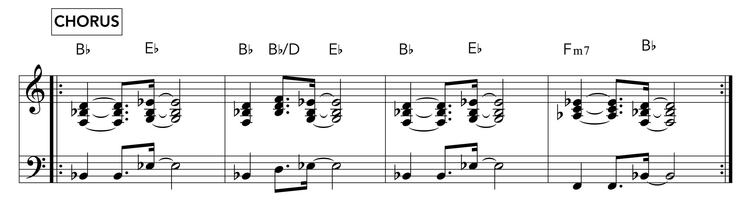 One More Night Chorus Groove