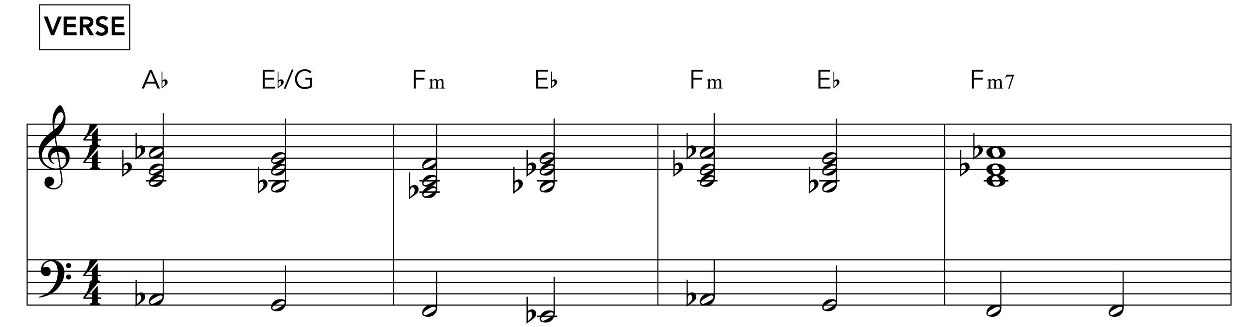 One More Night Verse Chords