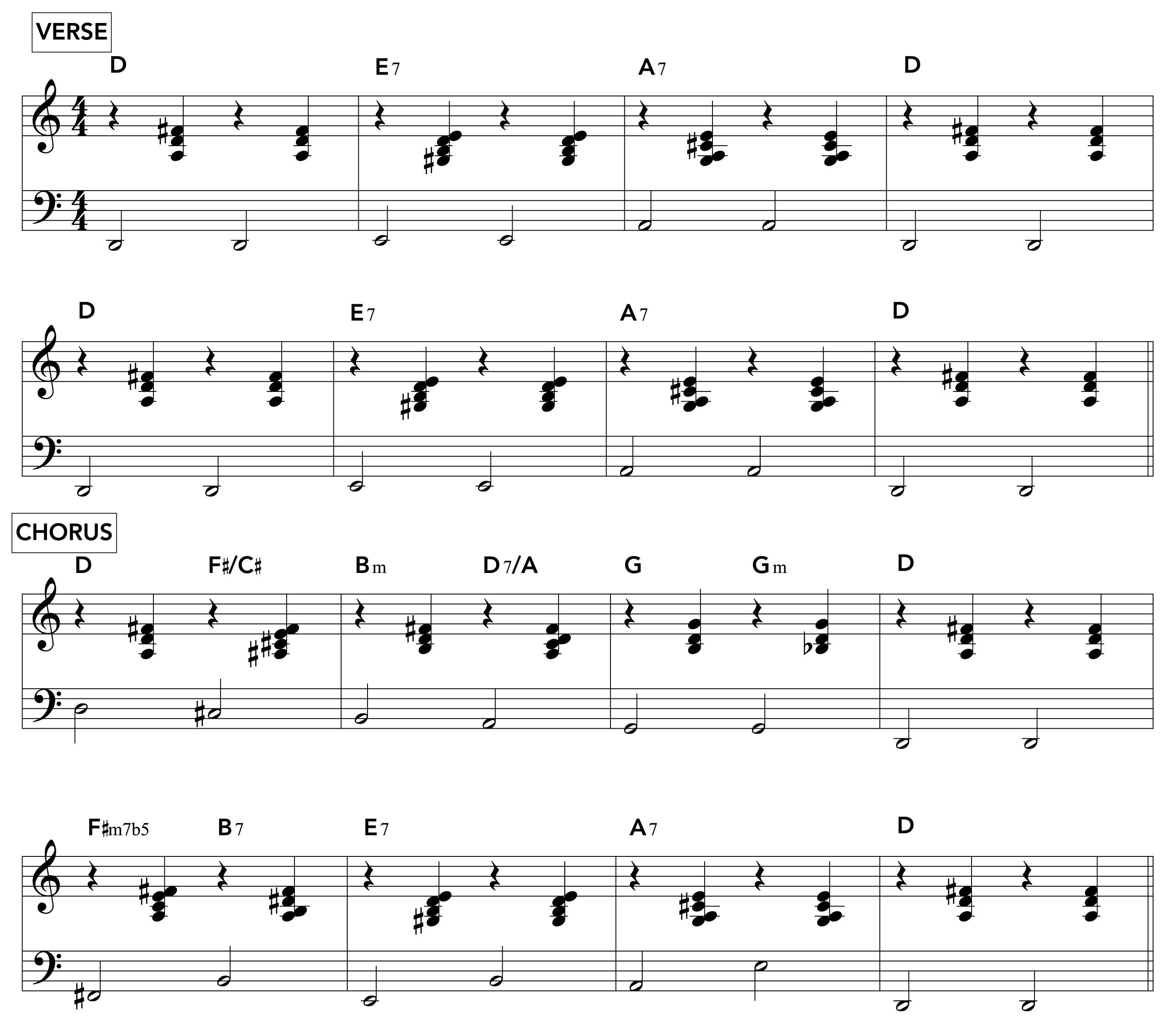 Love Me Tender Accompaniment 1